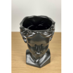 Vaza Venus din Ceramica stil modern, Negru