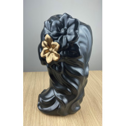 Vaza Beauty, din Ceramica, Negru
