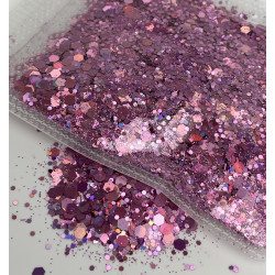 Chunky Glitter Middle Pink