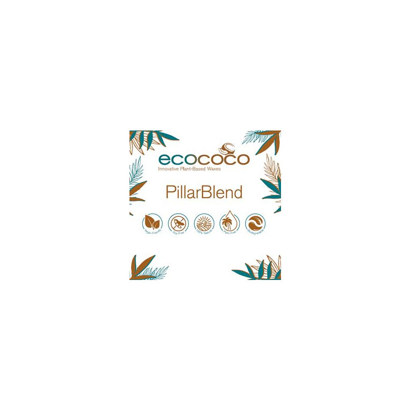 EcoCoco Pillar Blend , Ceara de Cocos pentru lumanari in matrite