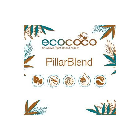 EcoCoco Pillar Blend , Ceara de Cocos pentru lumanari in matrite