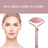 Rose Quartz Roller Cu Gua Sha ,pentru masaj facial și corporal ,Rose Quartz