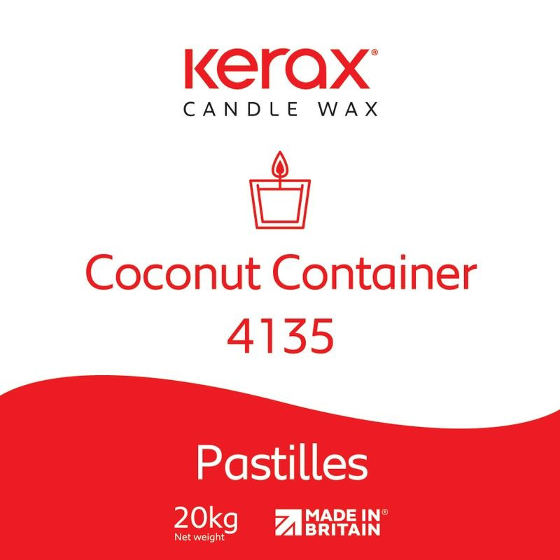 Kerawax Coconut Container 4135, Ceara de cocos